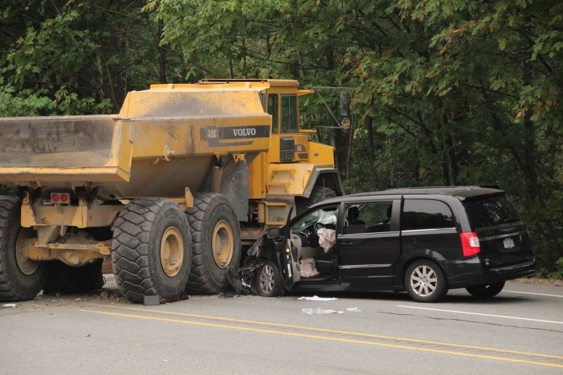 In 2017, an unoccupied dump truck rolled down a hill from a Riverview job site and into a number of