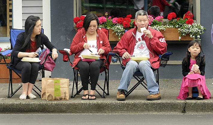 Canada Day Parade in Steveston had colour, sights, sounds and the occasional cannon fire on Sunday.