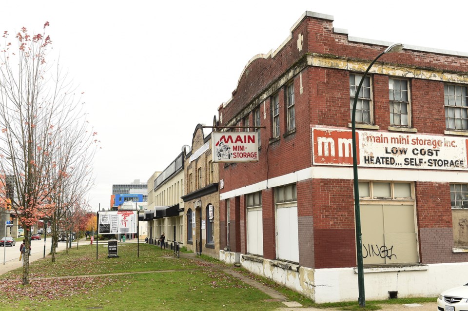 These buildings at 250 Terminal Ave. once housed neon sign manufacturing in the 1920s. Photo Dan To