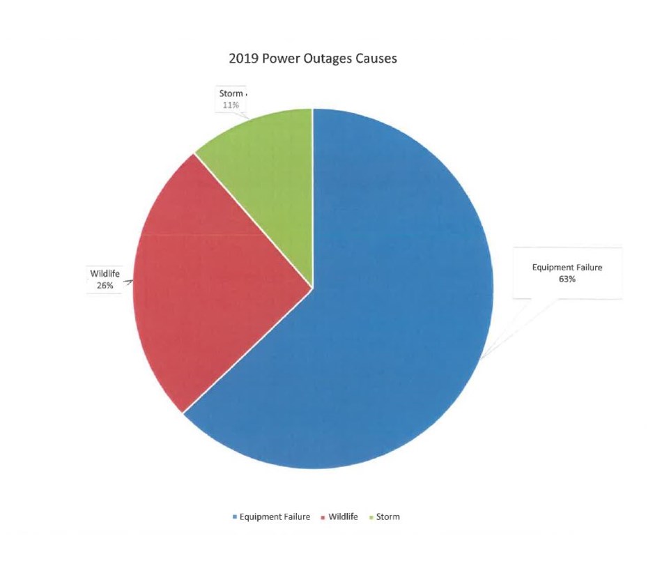 Power outages electric utility