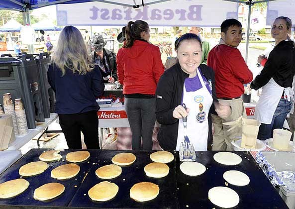 The 67th Annual Steveston Salmon Festival started off with a big pancake breakfast, a brisk one mile run, a large salmon BBQ lunch and all the snacking and activities you need to complete the day.