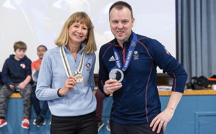 Olympic curlers visit Harwin Elementary School - IN PHOTOS_7