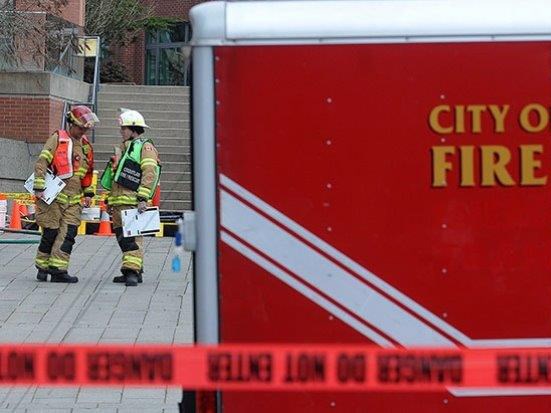 Coquitlam Fire and Rescue train for hazardous material response. The team was sent to Hillcrest mid