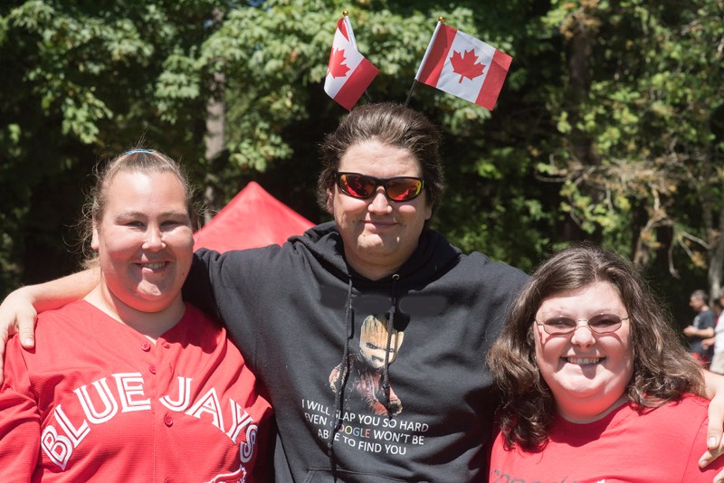 Canada Day at Willingdon beach in Powell River