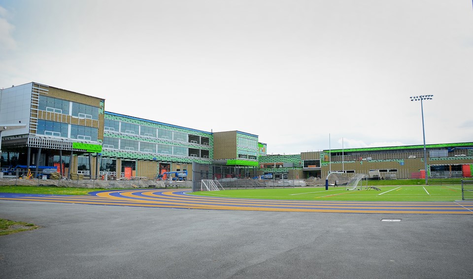 New Westminster Secondary School, construction