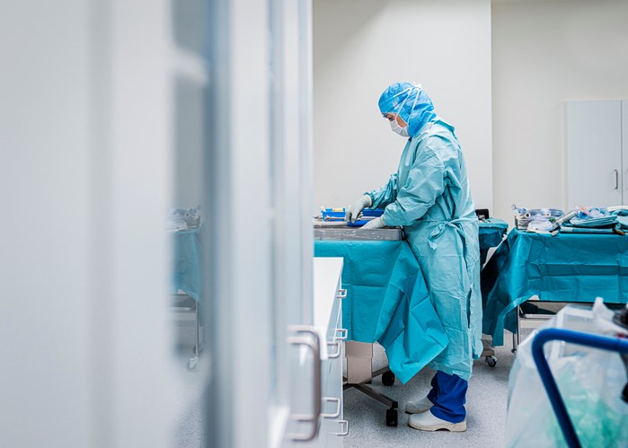 Surgeon in operating room