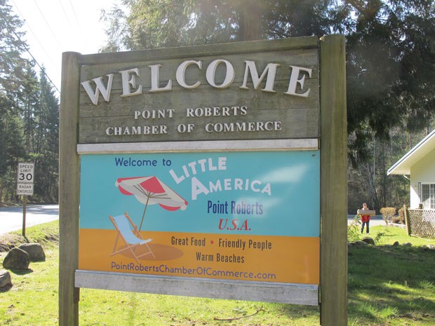 Point Roberts sign