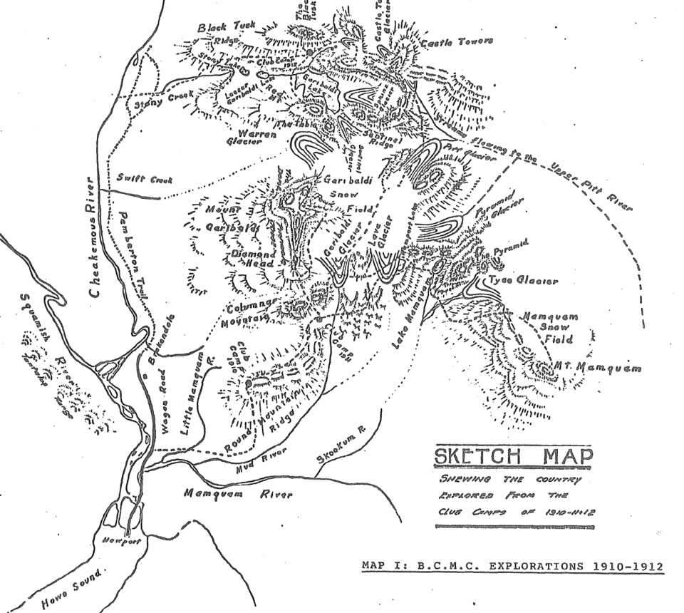 1910 map of Garibaldi