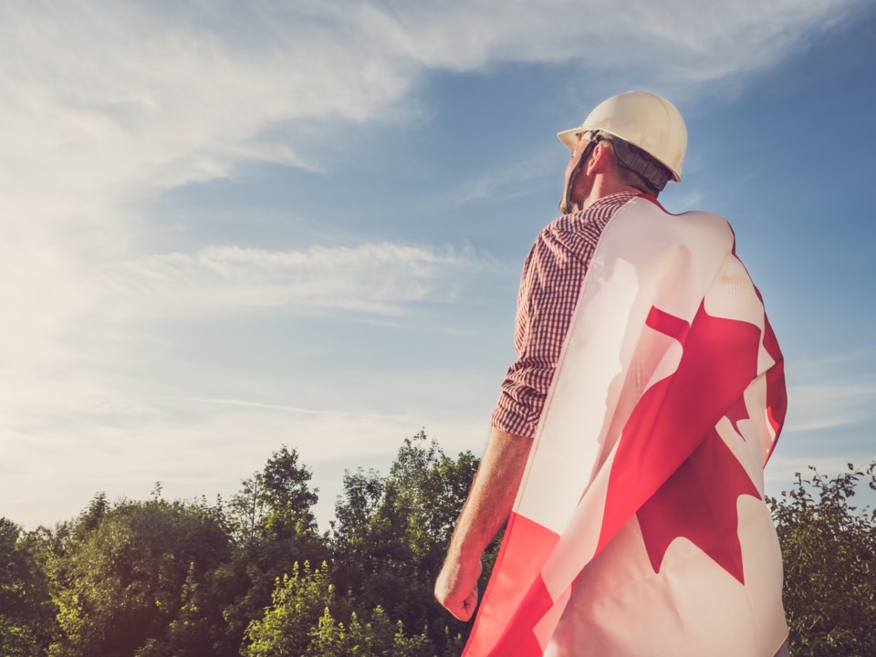 Canada, worker, stock photo