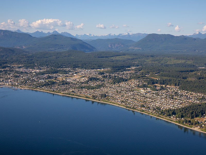 Aerial view of Powell River