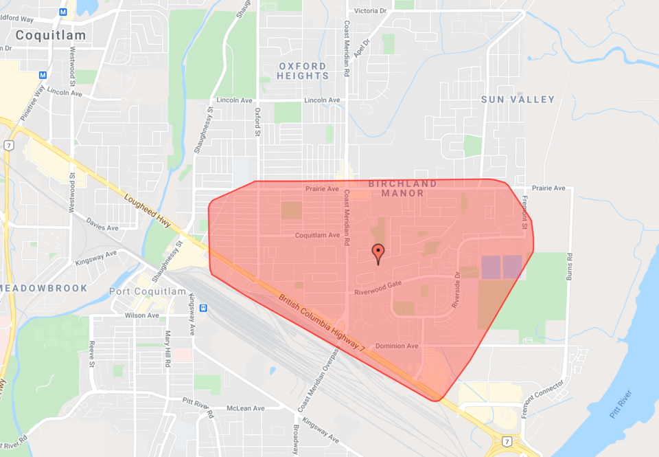 A power outage in Port Coquitlam has left nearly 4,000 customers without power. A BC Hydro crew is e