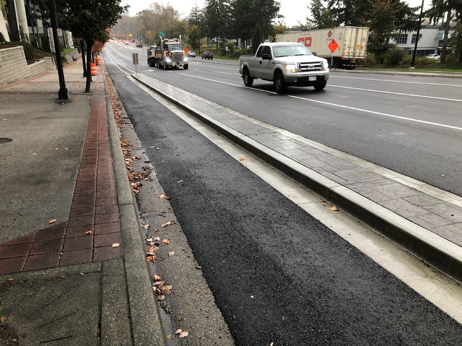 production lougheed bike lane burnaby