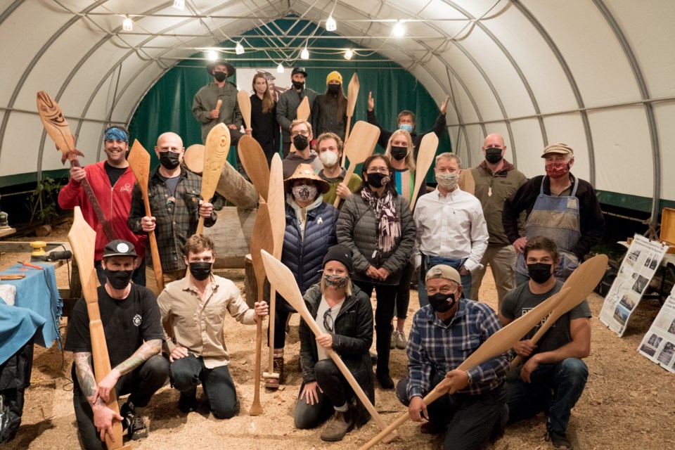 The Portage paddle group.