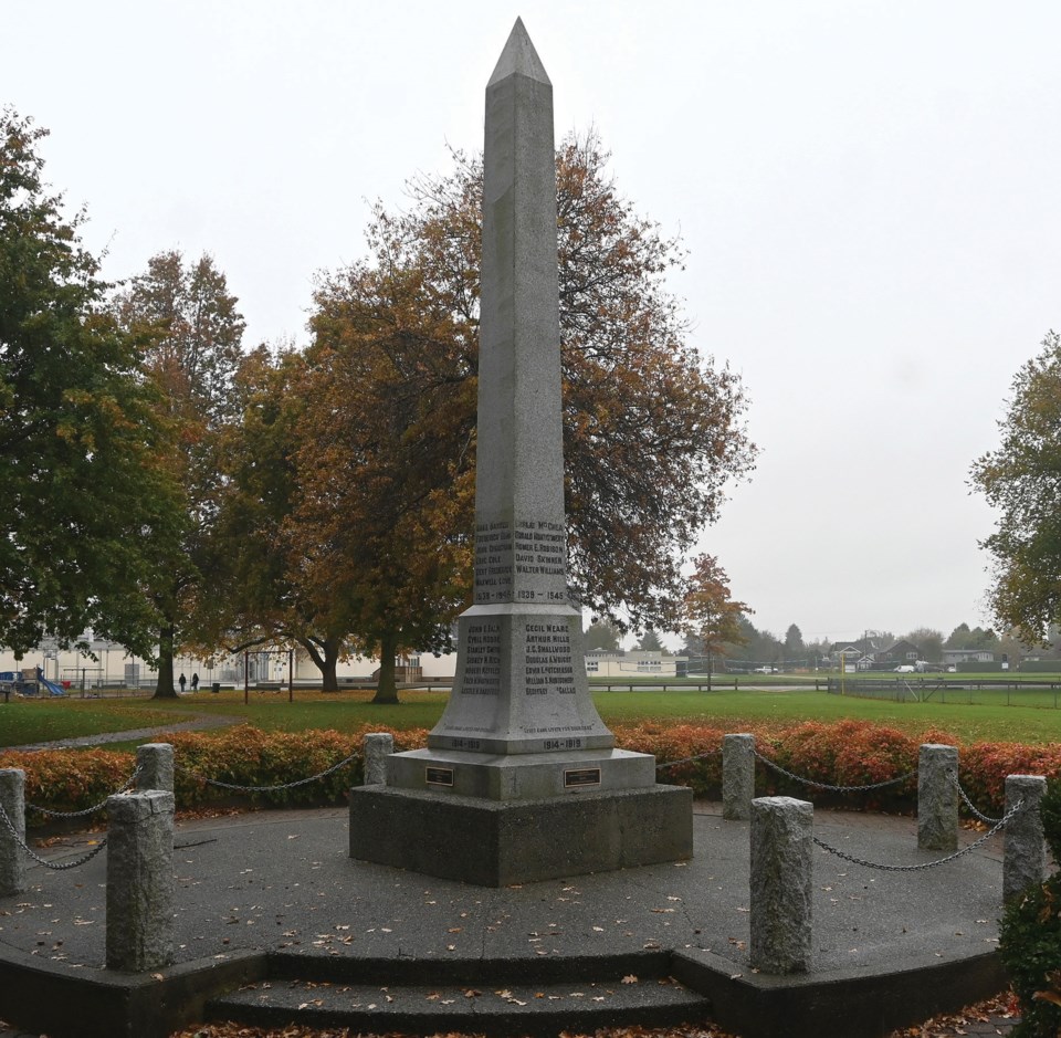 Memorial Park cenotaph