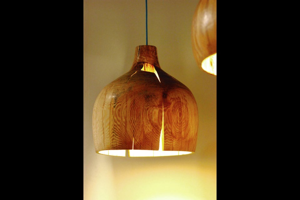 This artistic rendering of a pendant light is a glowing example of light as a piece of art. HOUSE TO HOME CrackBowl pendant This artistic rendering of a pendant light is a glowing example of light as a piece of art.