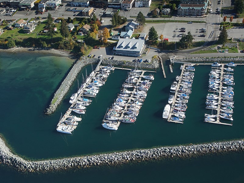 Powell River north boat harbour