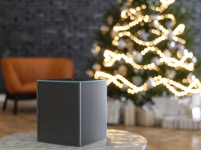 Christmas-smart-speaker-onurdongel-IStock-Getty Images Plus