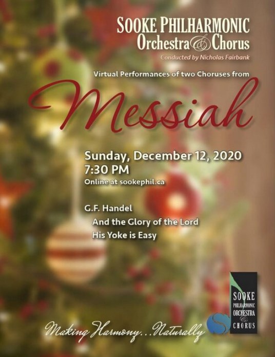 Sooke Messiah, Dec. 12, 2020, poster