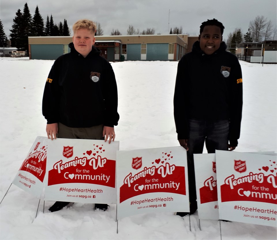 24 salvation army food bank Glenview school kids