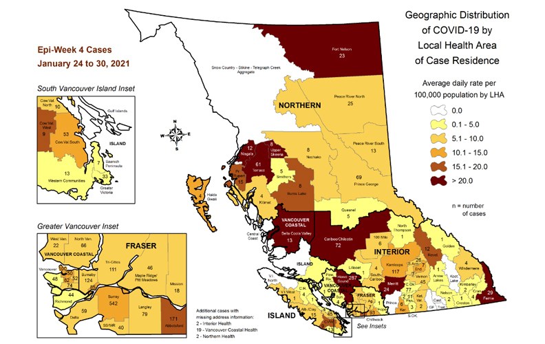 North Sees 71 New Covid Cases Public Health Orders Extended Prince George Citizen