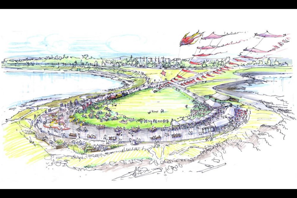 Concept drawing for Clover Point Park. COURTESY CITY OF VICTORIA