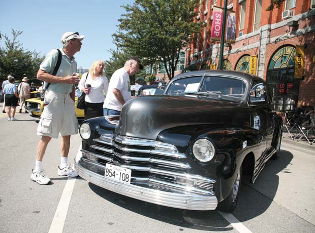 The Show and Shine took over Columbia Street on Sunday, with more than 100,000 people enjoying the sun and the many classic cars on display.