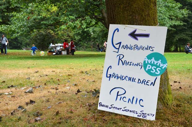 Welcome: Parent Support Services Society of B.C. held the annual Grandparents Raising Grandchildren summer picnic on Sunday, Aug. 18 from 11 a.m. to 3 p.m. in New Westminster's Queen's Park. The picnic was free for grandparents who are taking care of their grandchildren full-time.