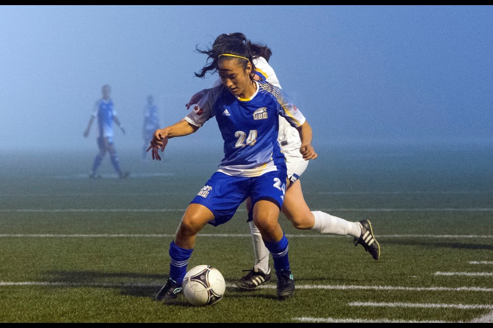 Killarney graduate and UBC sophomore Shayla Chorney has started all three games for the Thunderbirds.