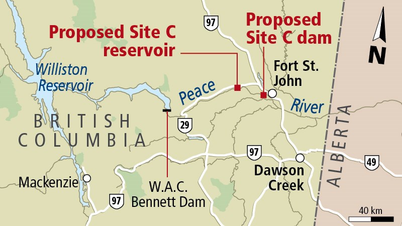 Site C dam project