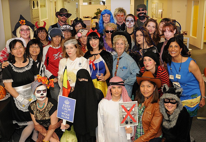 Vancouver Courier staff celebrated Halloween in style.