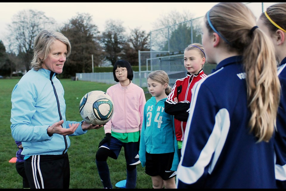 Carrie Serwetnyk, the founder of Why the Women’s World Cup Matters, lobbies for more women in sports leadership roles and runs soccer clinics for girls.