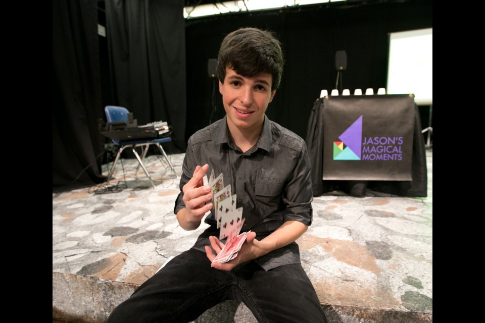 Monday: Jason Verners, a Grade 10 student in Sooke, is an accomplished magician.