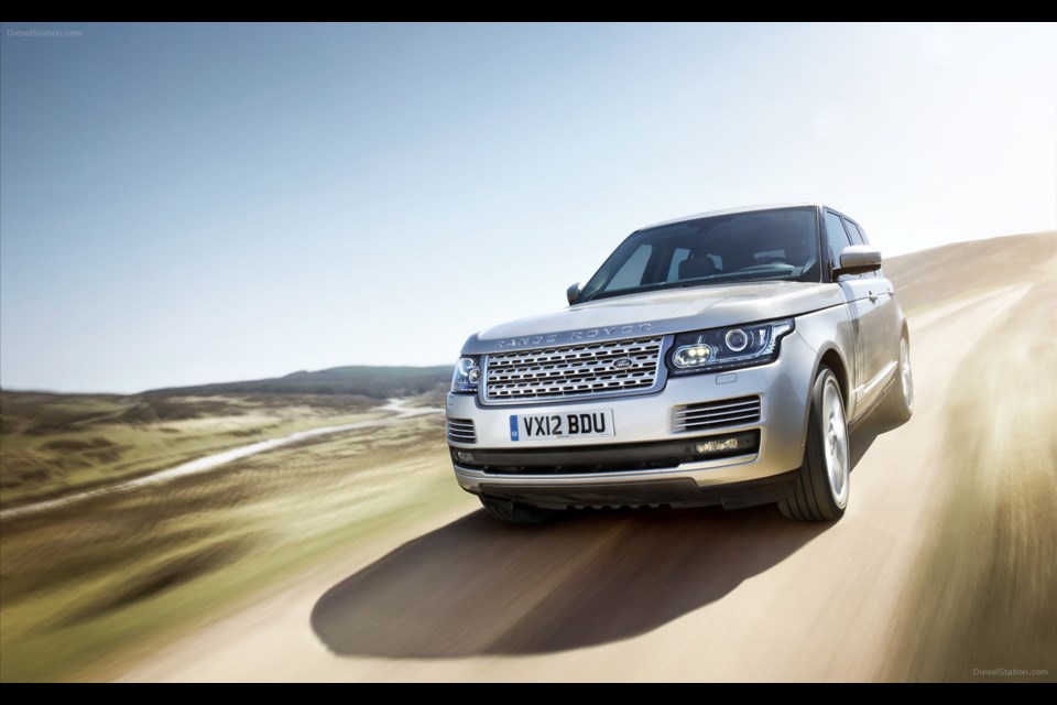 The 2014 Range Rover has an all-aluminum body structure.