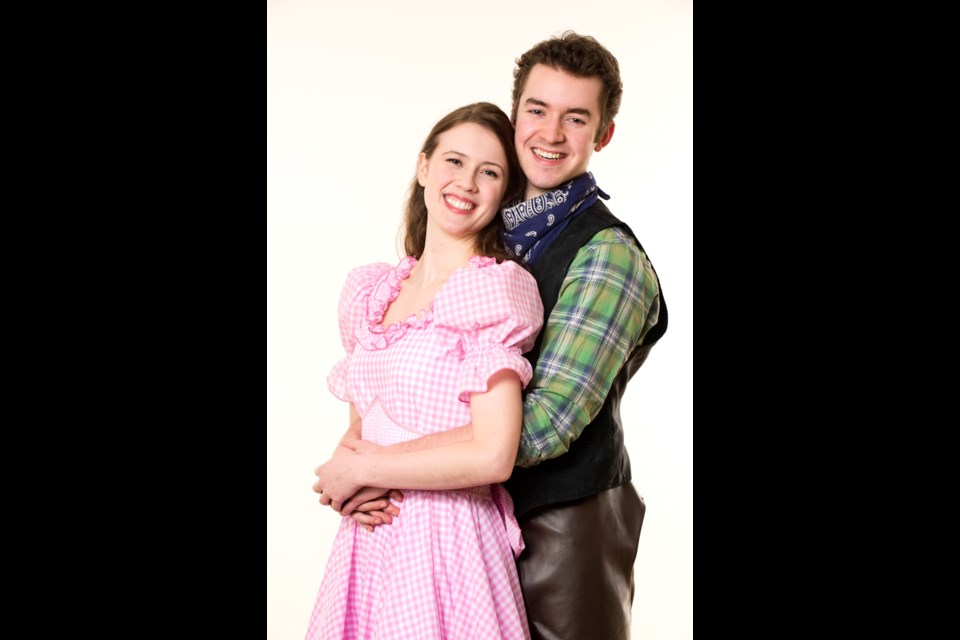 Quinn Cartwright and Sayer Roberts starred in the Royal City Musical Theatre production of Oklahoma, which is up for multiple Ovation Awards – including performance awards for both Cartwright and Roberts.