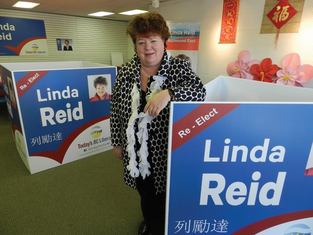 Veteran Richmond East MLA Linda Reid