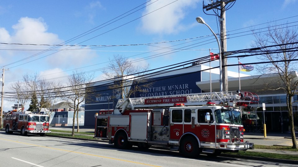 McNair secondary school fire