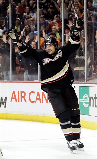 Jun 24, 2006; Anaheim, California, USA; Hockey Player LUC