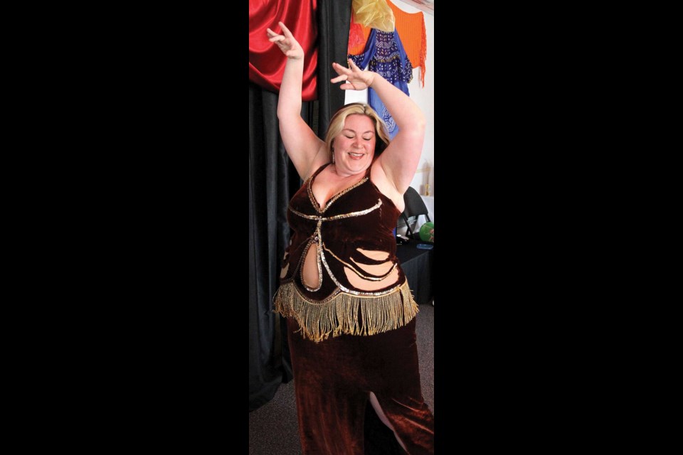 Sandra Tanemura, of Zahirah Dance Studio, entertained the visitors at the Silk Road Bazaar. 
Apr. 16. 2012
Citizen photo by David Mah