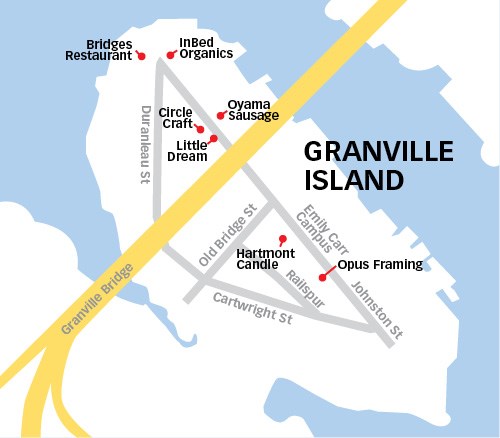 Granville map