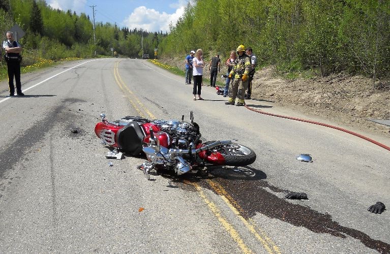 Motorcyclist, Car In Head-on Crash - Prince George Citizen