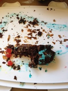 Leftover cake