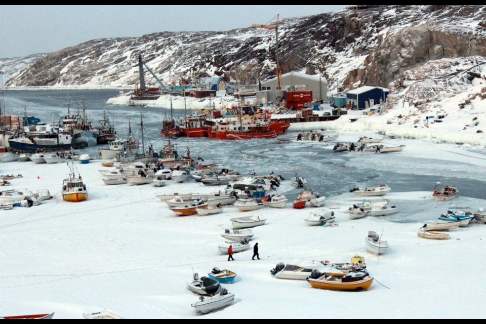 Even in winter fishermen who catch halibut and shrimp go out in small boats to fish amid the icebergs.