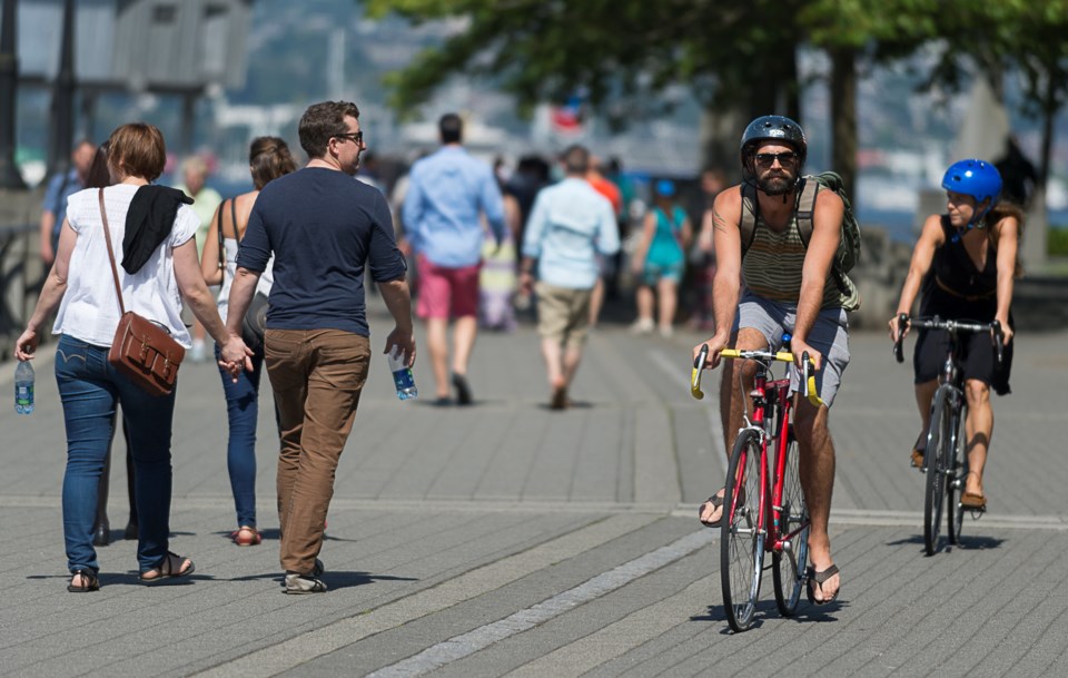 Speeding cyclists