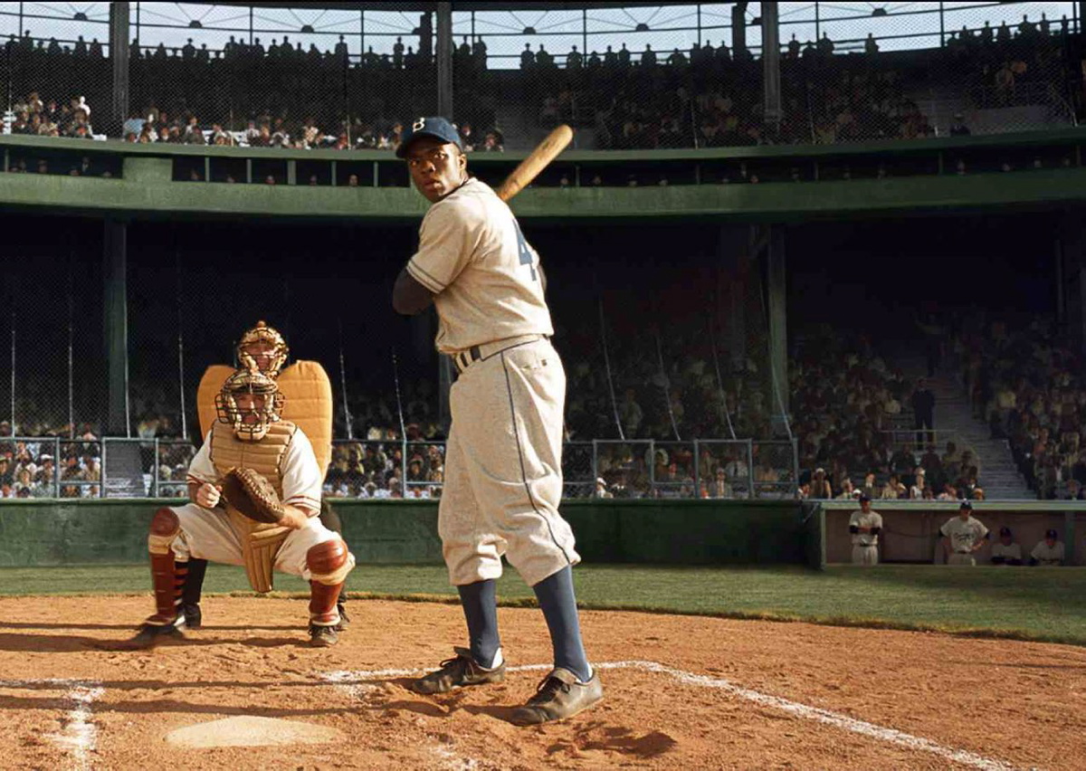 1947 Jackie Robinson and Ben Chapman Baseball Wire Photo