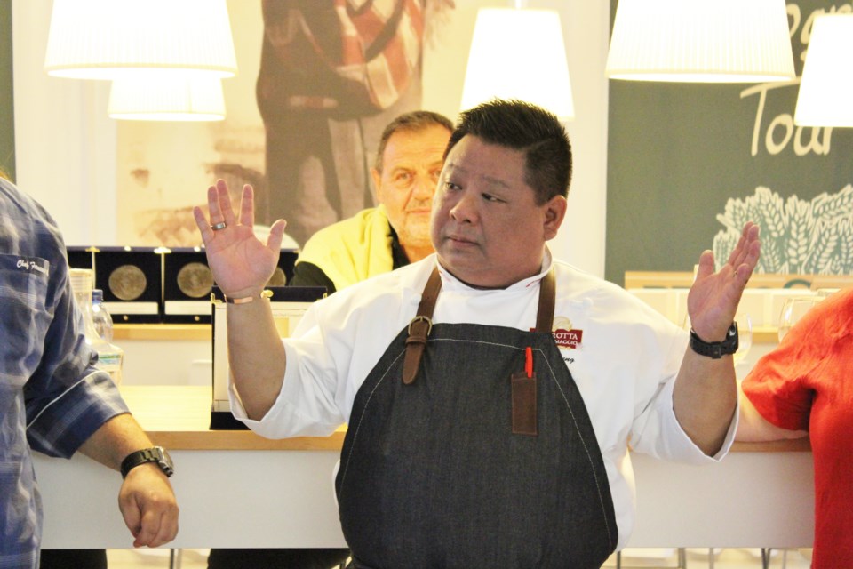 Local chef Alex Tung won the Rustichella PrimoGrano Internationl Pasta Competition in Abruzzo, Italy