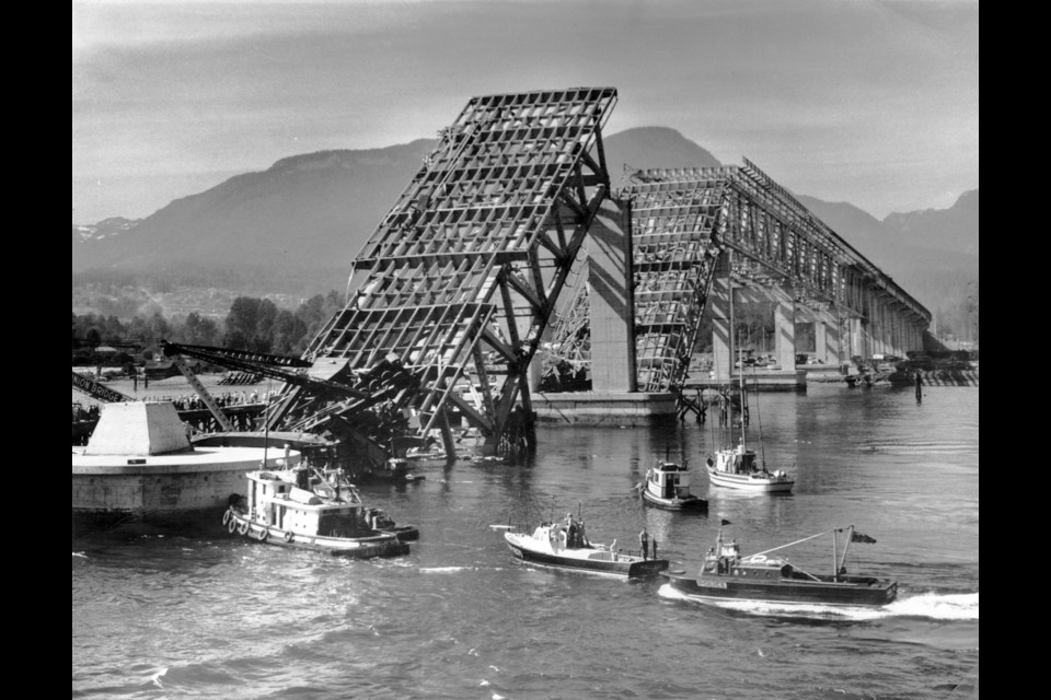 Retired Vancouver Sun photographer Ralph Bower was on scene to document the collapse of the Second Narrows Bridge.