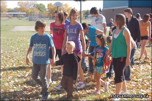 Students from Pleasantdale took part in their own  Terry Fox Run.