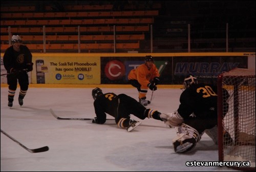 The Bruins held their training camp on the long weekend. Ending the weekend was the annual Black vs. Gold game.