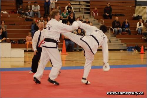 The Estevan Tae Kwon - Do Invitational Tournament was held October 23rd, 2010, with three different competitions of Pattern, Continuous Sparing, and Point Sparring.