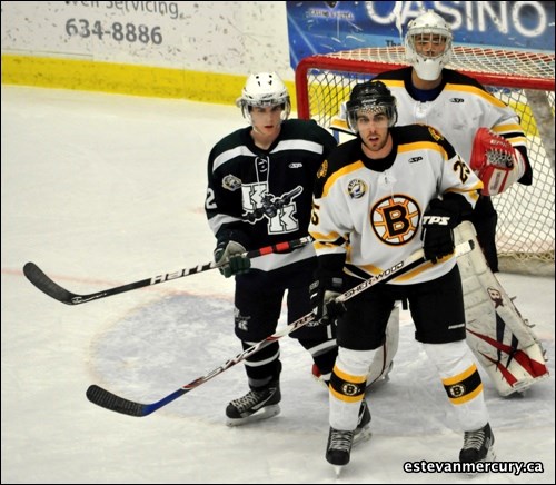 The Estevan Bruins defeated the visiting Klippers 3-2 in a shootout Feb. 10 at Spectra Place. If you recognize a friend tag them in our photos at: https://www.facebook.com/media/albums/?id=103135436399328